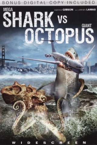 Mega Shark vs. Giant Octopus [DVDrip] (2009)